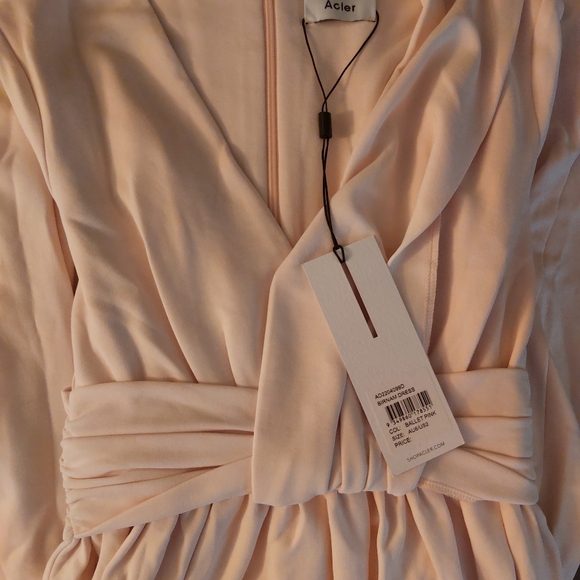 Acler Plunge Neckline Midi Dress Women XS - Picture 4 of 5